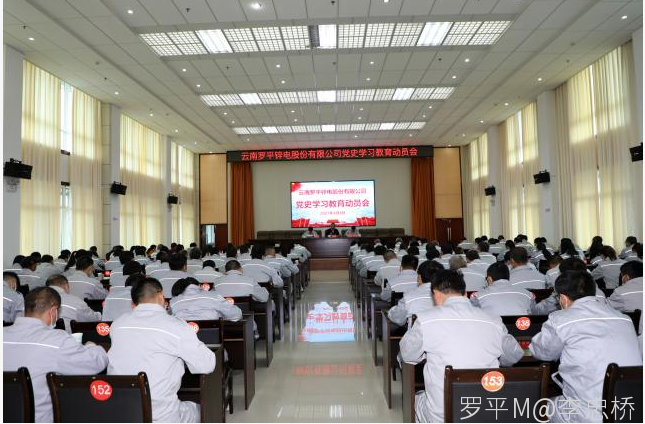 云南AG贵宾厅股份有限公司召开党史学习教育动员会